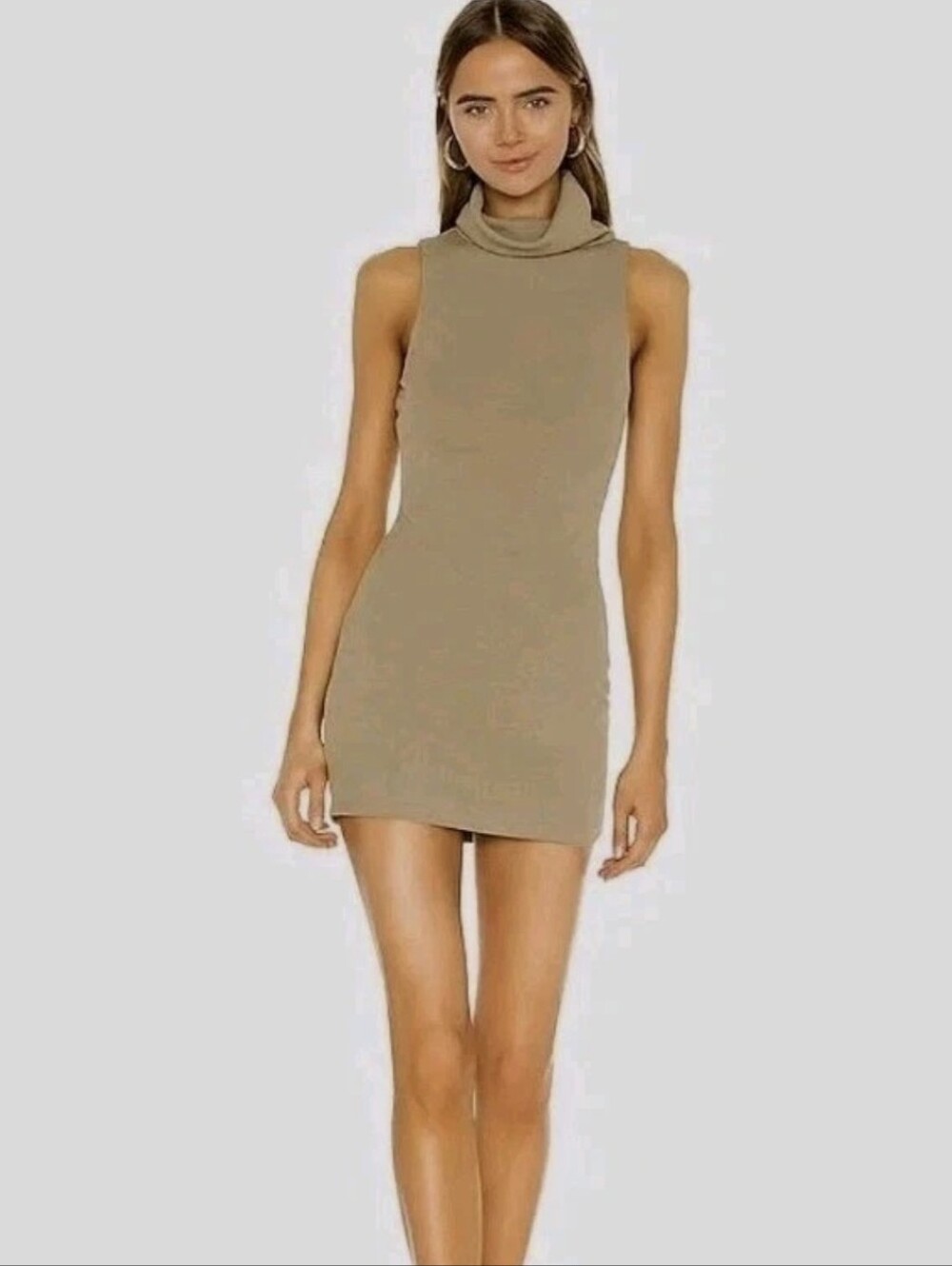 Lovers + Friends Fawn Mini Dress Sage Green Size XXS.